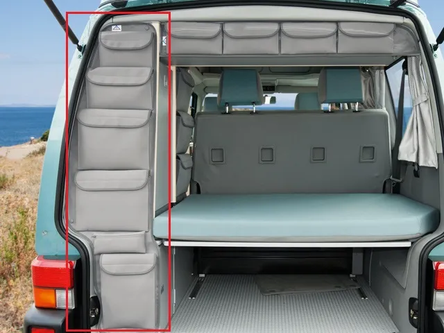 BRANDRUP® UTILITY VW T4 CA Coach Kleiderschrank-Heckabschluss, hoch, „Palladium“