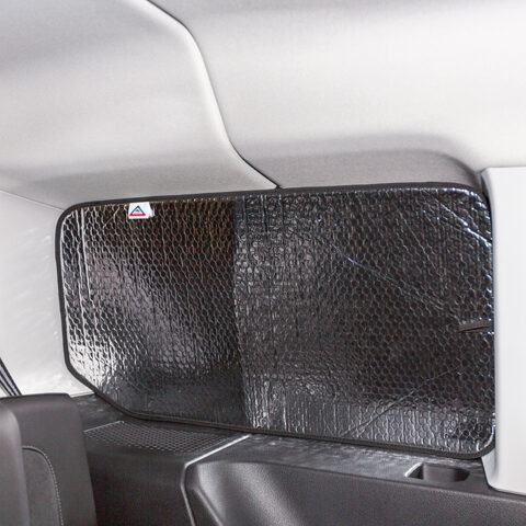 BRANDRUP® ISOLITE® Inside für das Seitenfenster C-D-Säule links, der VW Caddy 5 / Caddy California mit langem Radstand